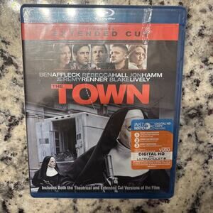 The Town (Blu-Ray) w/ Ben Affleck Extended Cut Edition Jon Hamm SEALED